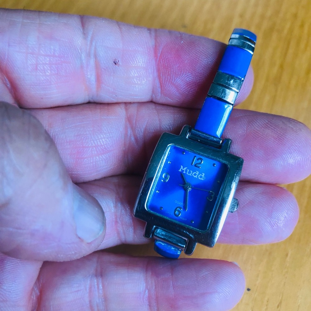 Mudd Cobalt Blue Square Face Watch
